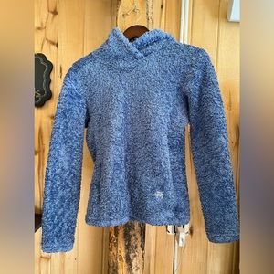 Designer Fuzzy Blue Sweater